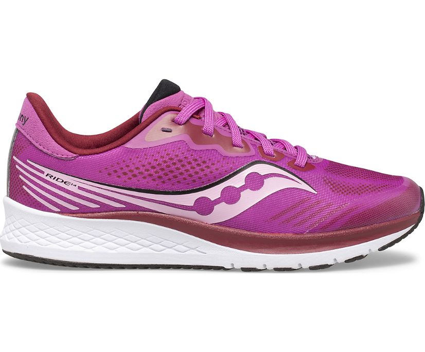 Saucony Ride 14 Sneakers Barn Rosa | Sverige 458CTV